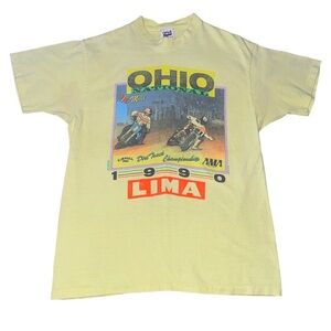 *VINTAGE* 1990 Dirt Track Racing T-Shirt